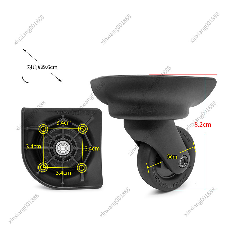 Silent Replacement Luggage Wheels - Ruedas de Repuesto para Equipaje Samsonite