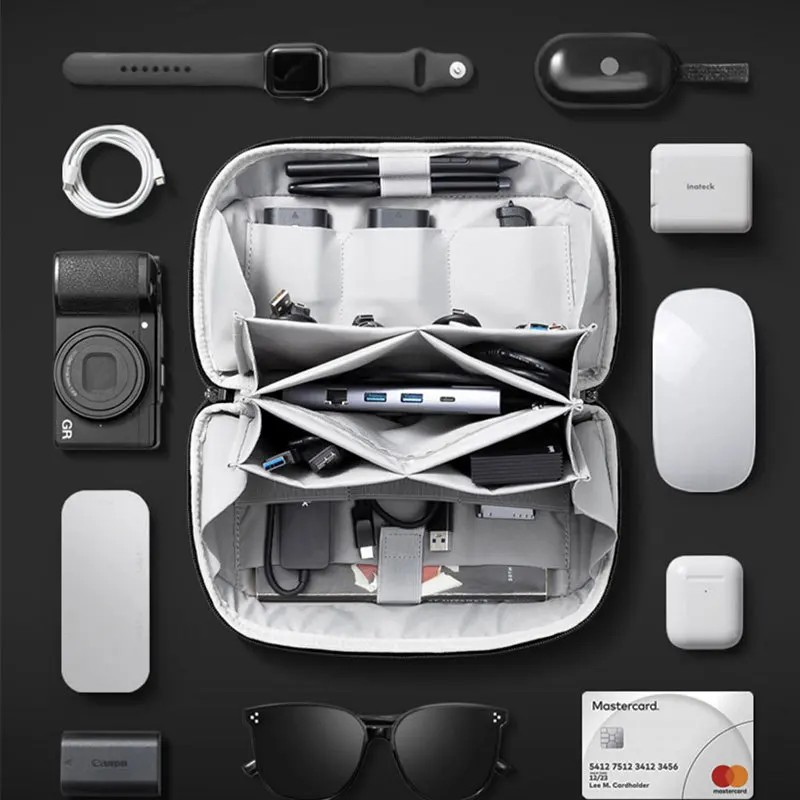 Travel Bags - Bolsa multifuncional para accesorios digitales, mejorada,