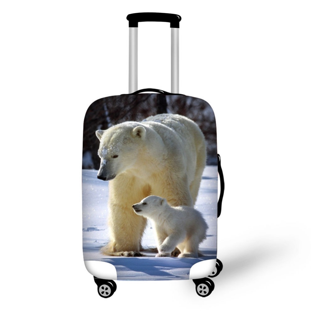 Waterproof Suitcase Cover Protector - Funda protectora de Animal polar bear