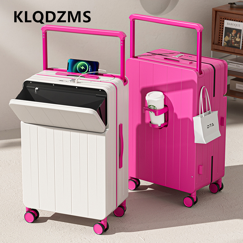 Front Opening Laptop Luggage 24 Inch - KLQDZMS-maleta multifuncional con apertura frontal, caja