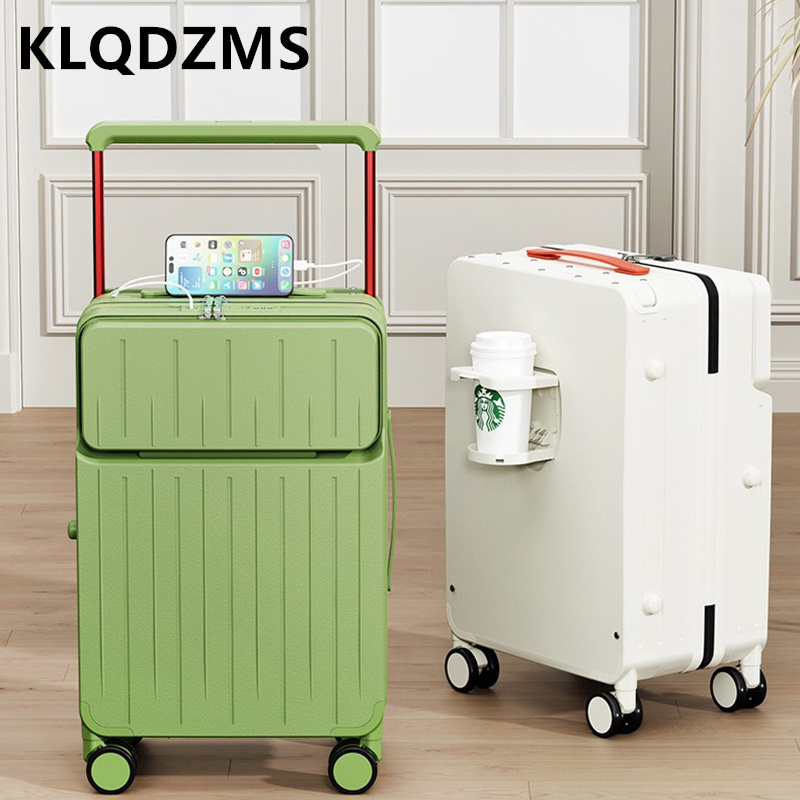 Front Opening Laptop Luggage 24 Inch - KLQDZMS Maleta para portátil con compartimento