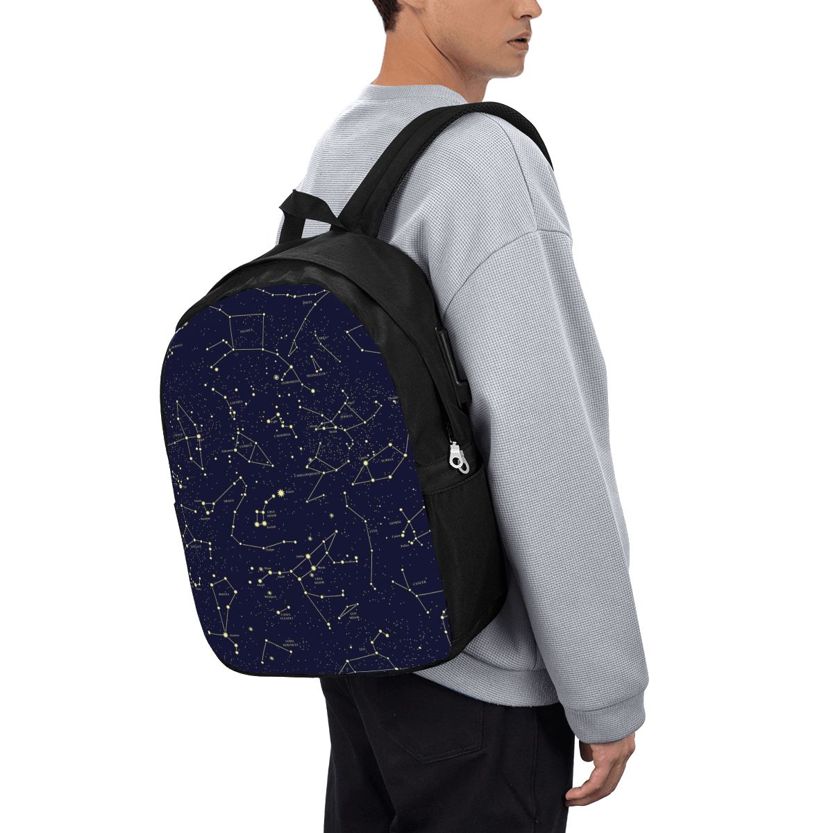 Travel Bags - Mochila con estampado de cielo nocturno,