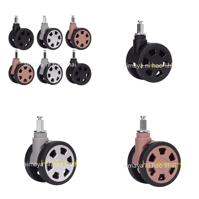 Silent Replacement Luggage Wheels - Ruedas de Repuesto Universales para Maletas,