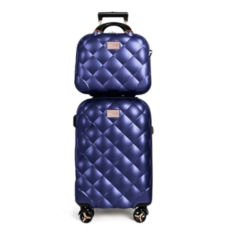 Expandable Hard Shell Luggage Set - Juego de 2 maletas de mano
