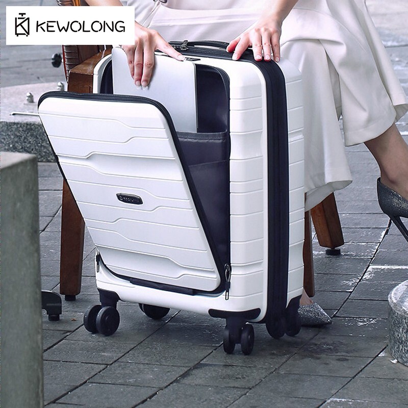 Cabin Size Lightweight Travel Trolley - Maleta de viaje con apertura frontal