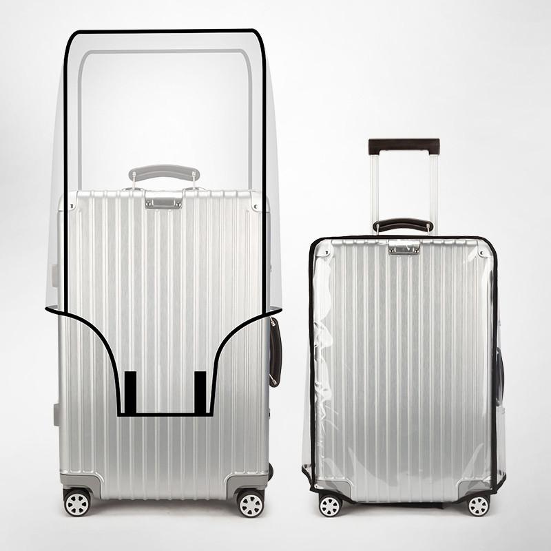 Waterproof Suitcase Cover Protector - Protector de equipaje transparente e impermeable,