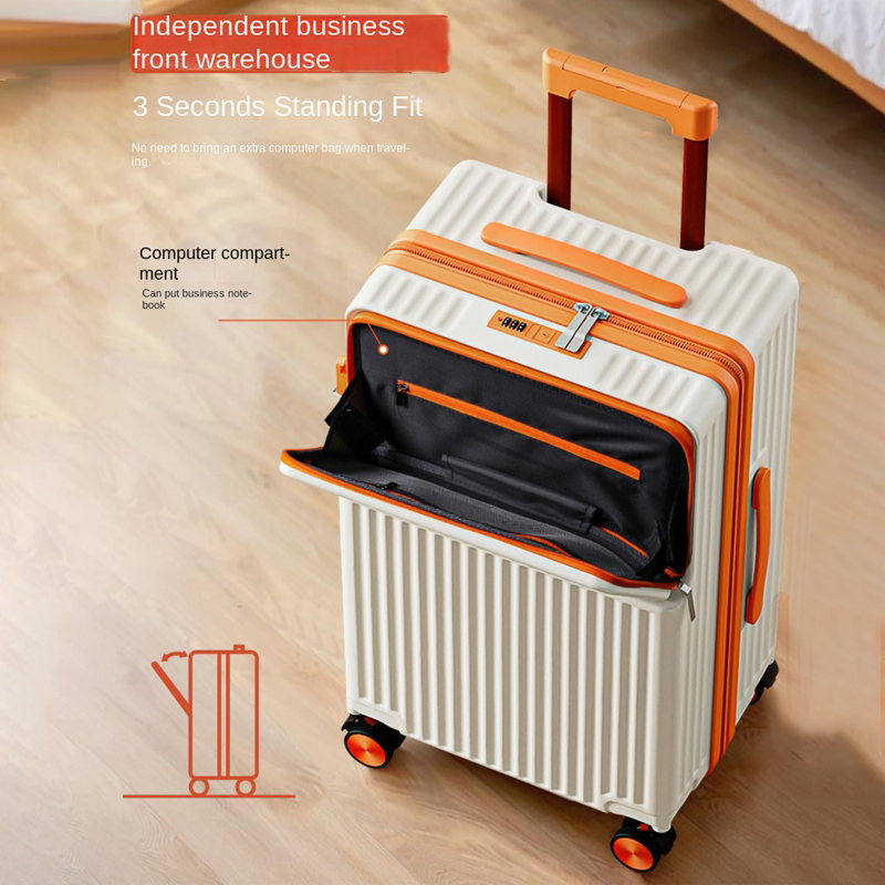 Front Opening Laptop Luggage 24 Inch - Maleta de viaje elegante de 20