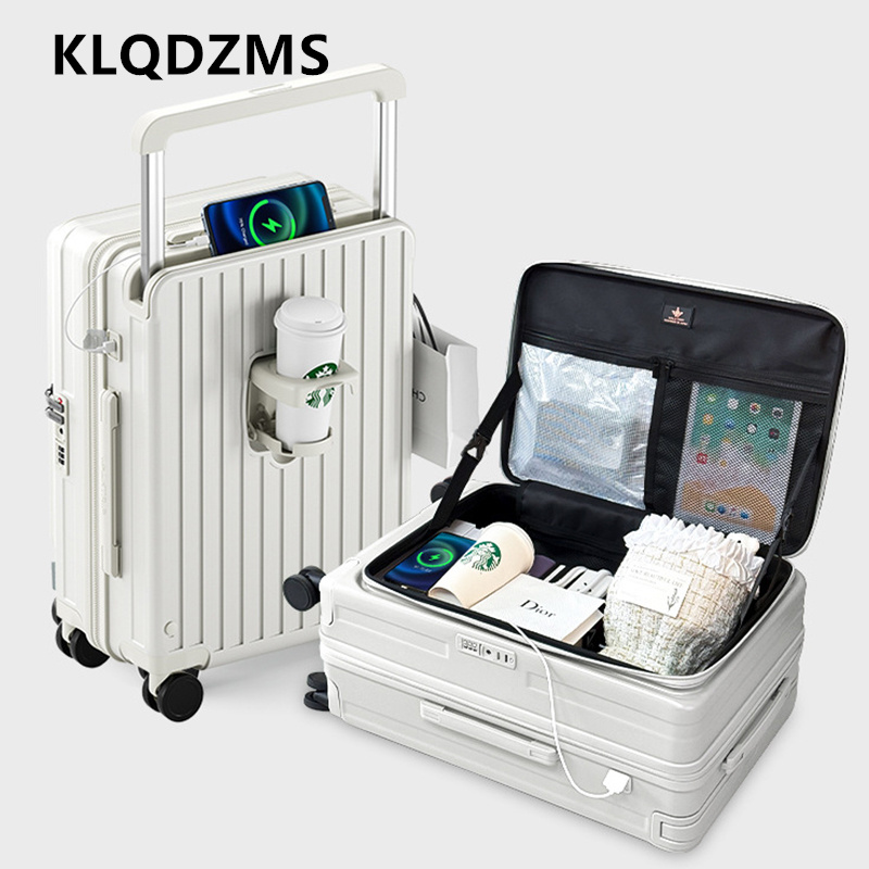 Front Opening Laptop Luggage 24 Inch - Maleta de Viaje KLQDZMS con Carga