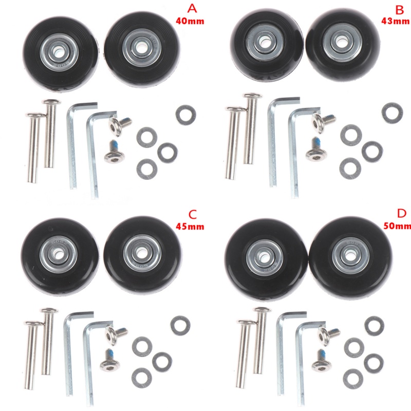 Silent Replacement Luggage Wheels - Ruedas de equipaje de viaje silenciosas