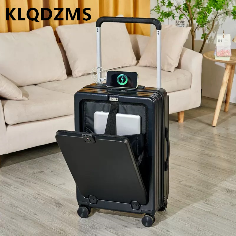 Front Opening Laptop Luggage 24 Inch - KLQDZMS Maleta de alta calidad de
