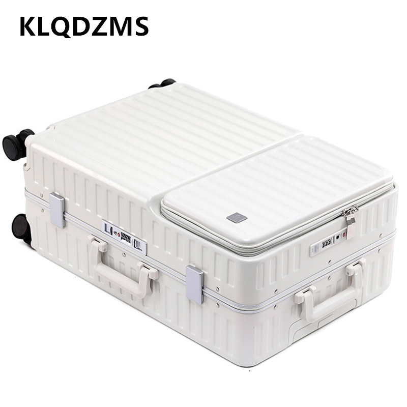 Front Opening Laptop Luggage 24 Inch - Maleta de Viaje con Ruedas KLQDZMS,
