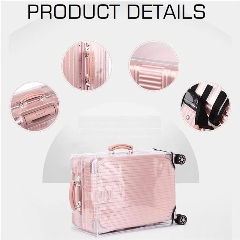 Protector de maleta de PVC tra - Luggage Protective Cover Transparent reseña y precio