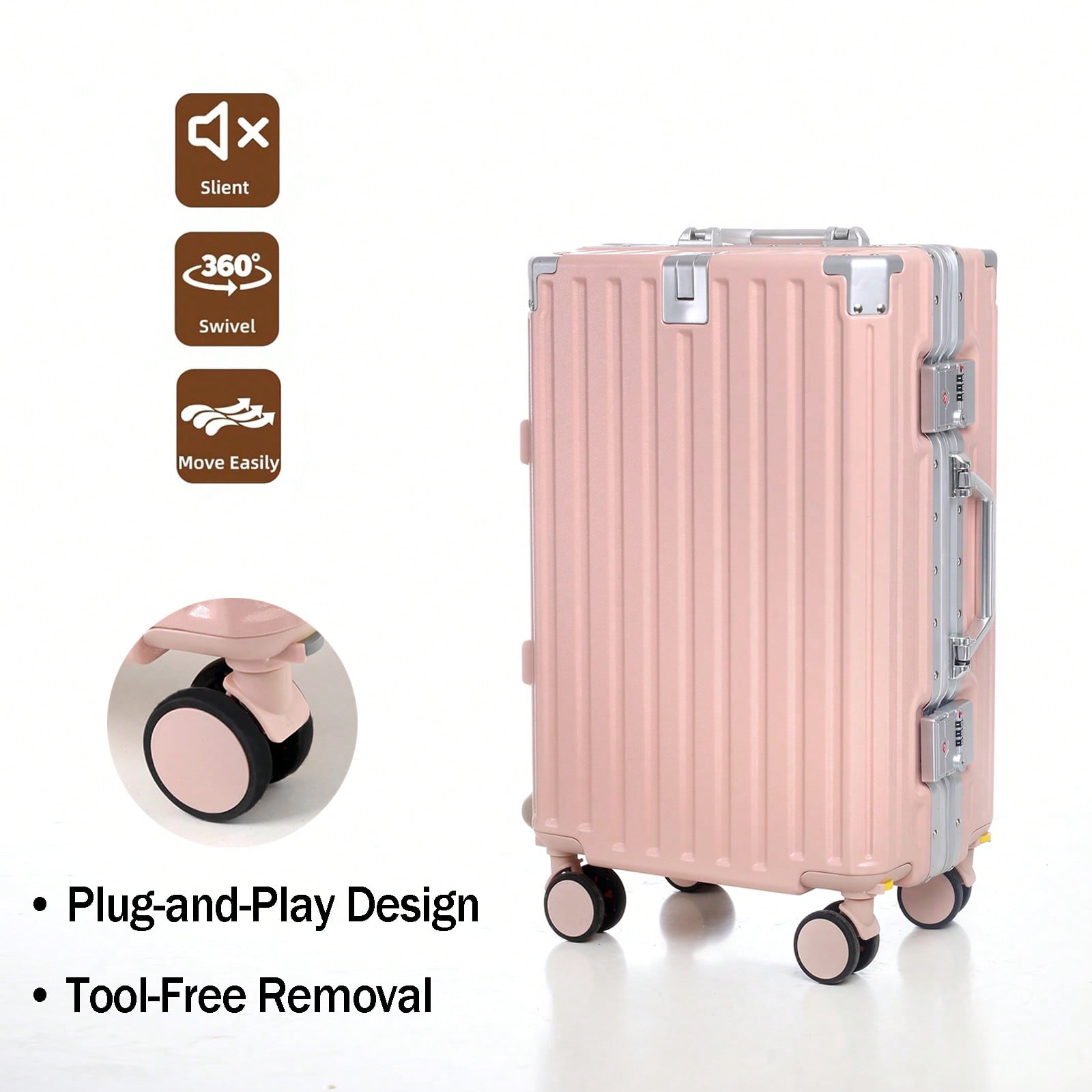Maleta de mano de 20 pulgadas  - Aluminum Frame Carry On Luggage reseña y precio