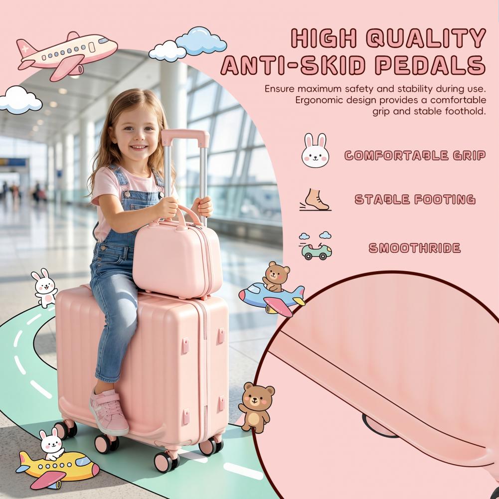 Maleta Infantil de 20 Pulgadas - Kids Ride On Suitcase Scooter reseña y precio