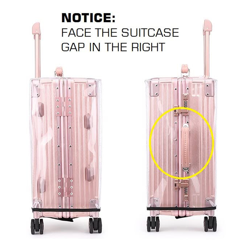 Protector de cubierta de PVC p - Luggage Protective Cover Transparent reseña y precio