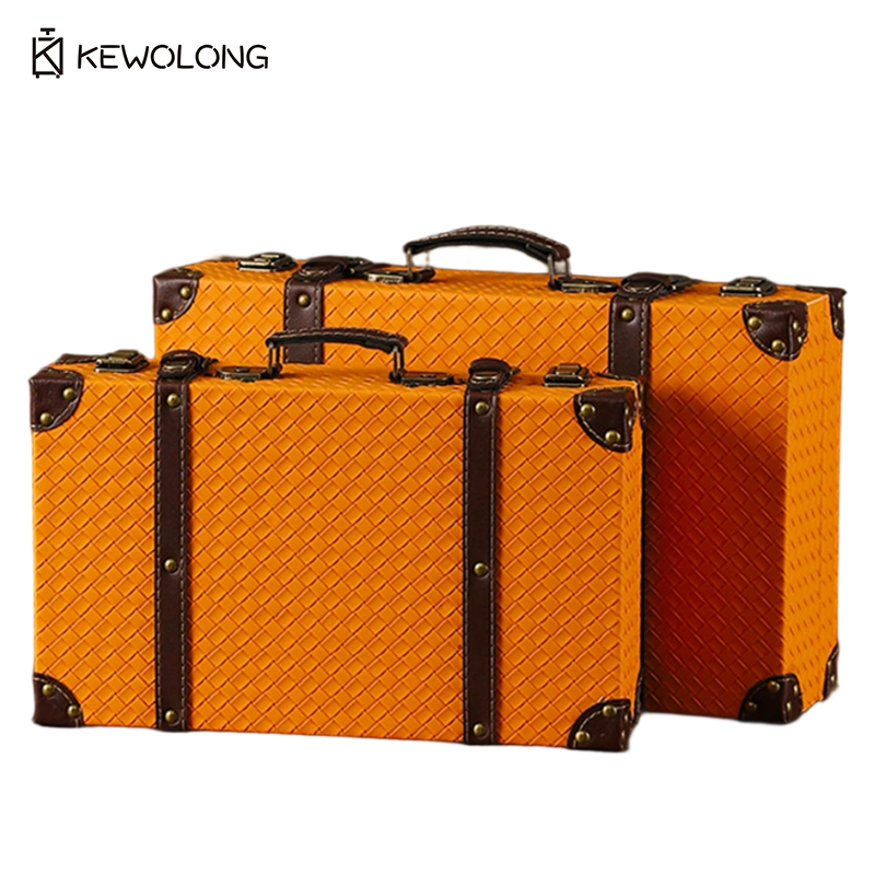 Maleta de Almacenamiento Retro - Retro Vintage Trunk Suitcase reseña y precio