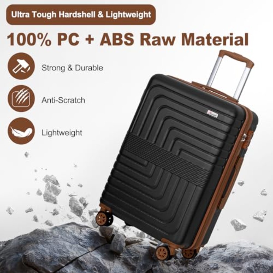 Juego de maletas expandibles d - Expandable Hard Shell Luggage Set reseña y precio
