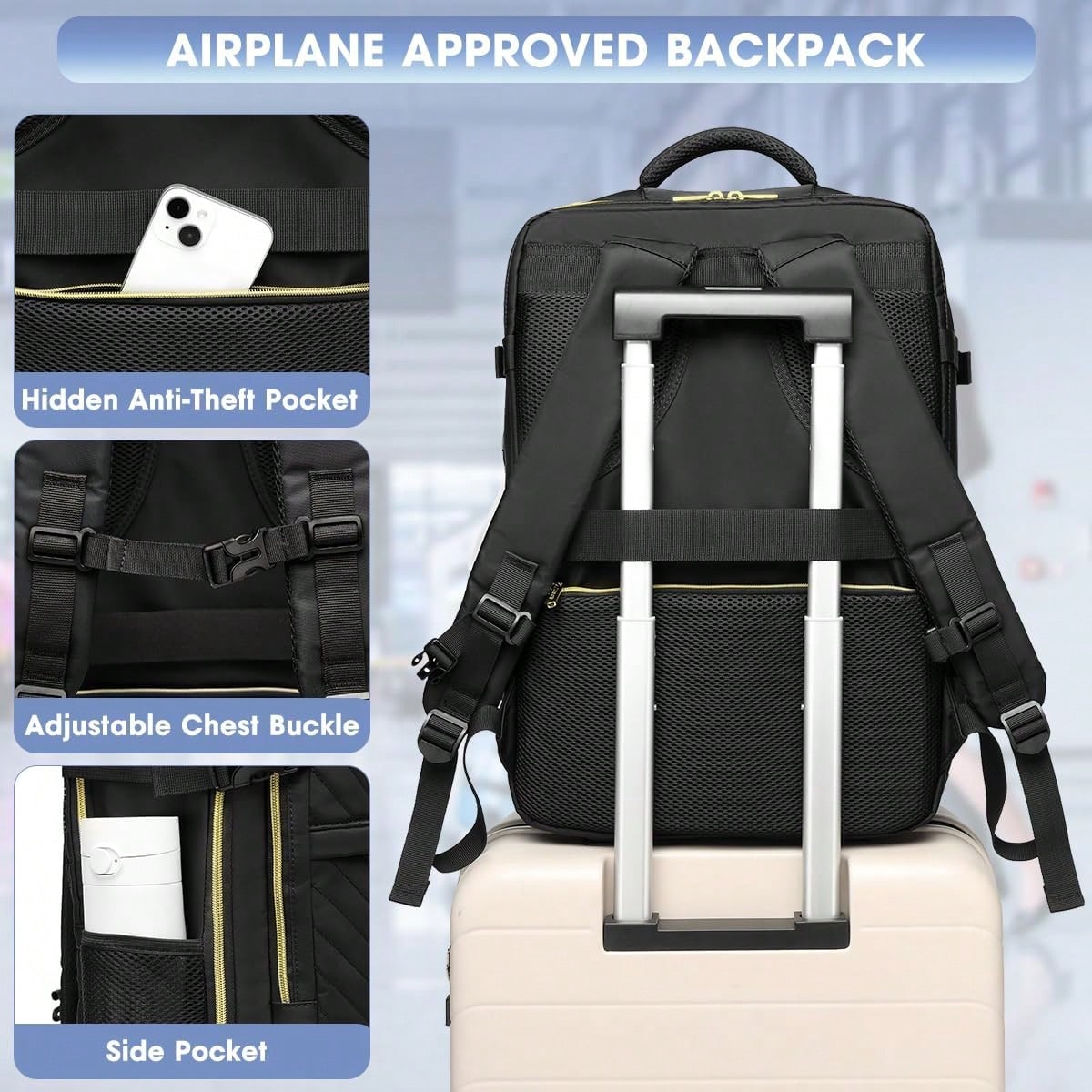 Mochila de viaje grande, aprob - Luggage reseña y precio