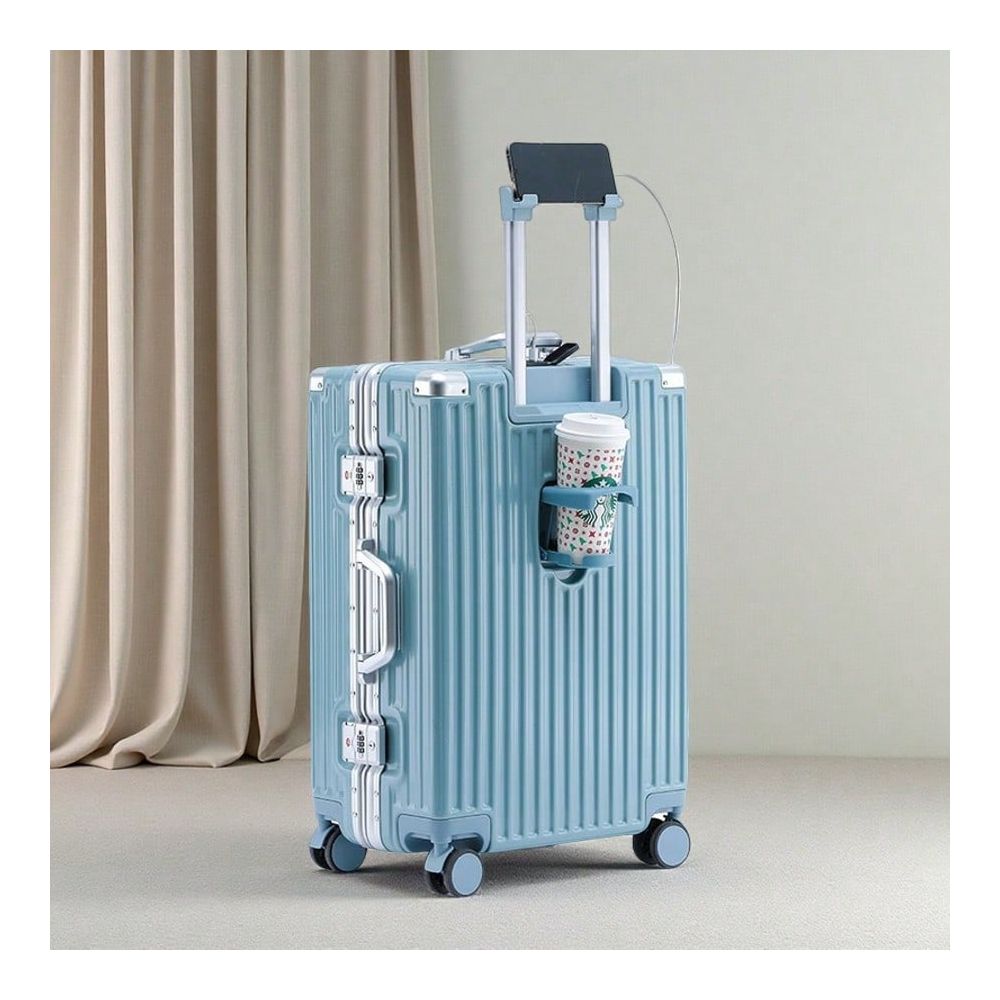 Juego de 20/24 Maletas de Alum - Aluminum Frame Carry On Luggage reseña y precio
