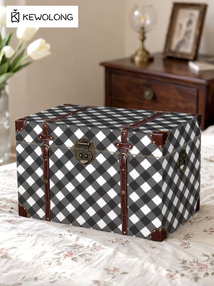Caja de Almacenamiento de Made - Retro Vintage Trunk Suitcase reseña y precio