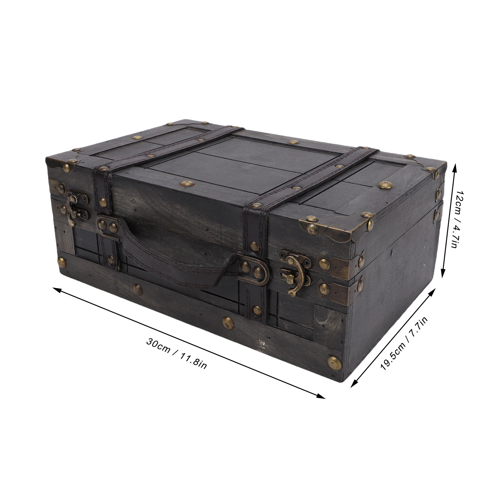 Baúl de madera vintage con tap - Retro Vintage Trunk Suitcase reseña y precio