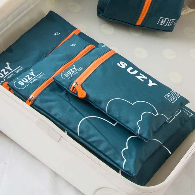 Juego de 7/6 piezas de bolsas  - Foldable Rolling Luggage Bag reseña y precio