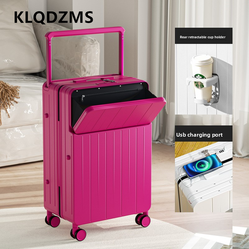 KLQDZMS-maleta multifuncional  - Front Opening Laptop Luggage 24 Inch reseña y precio