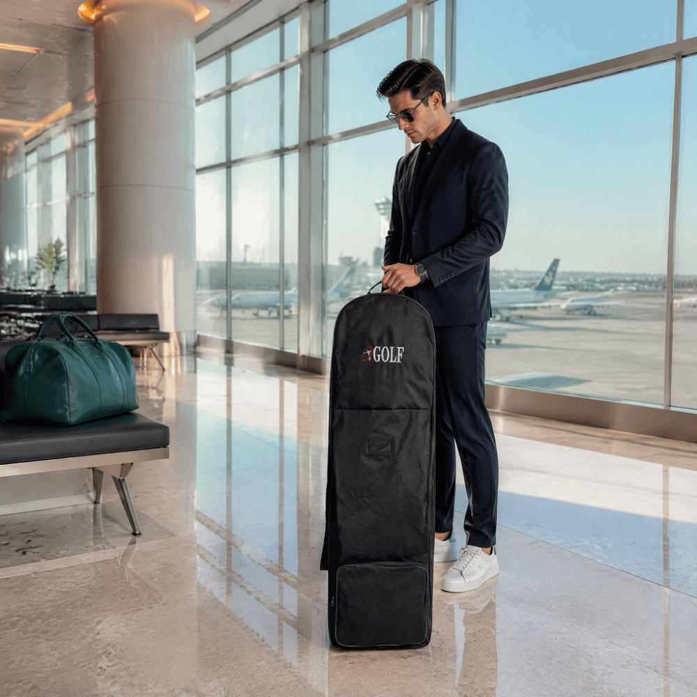 Bolsa de golf plegable con rue - Foldable Rolling Luggage Bag reseña y precio