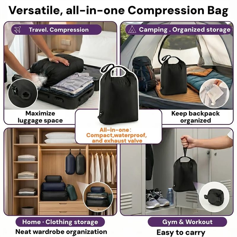 EYFL-24L Bolsa de compresión e - Foldable Rolling Luggage Bag reseña y precio