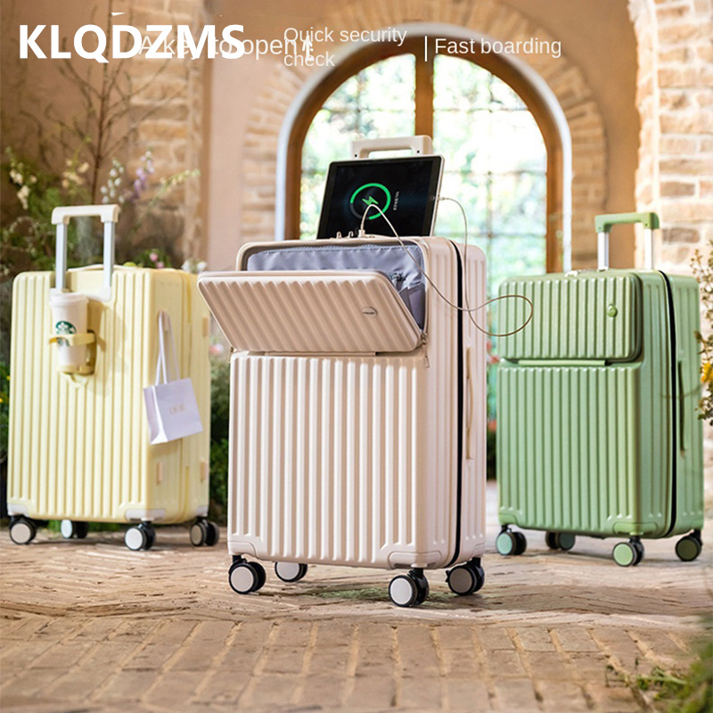 KLQDZMS Maleta con ruedas para - Spinner Wheel Rolling Suitcase 20 Inch reseña y precio