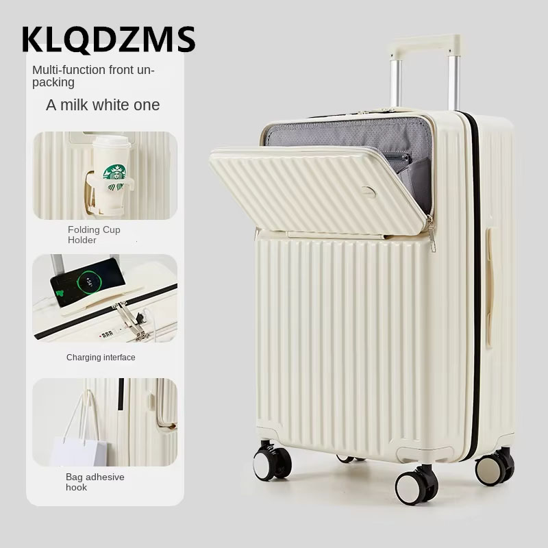 KLQDZMS Maleta con ruedas para - Spinner Wheel Rolling Suitcase 20 Inch reseña y precio