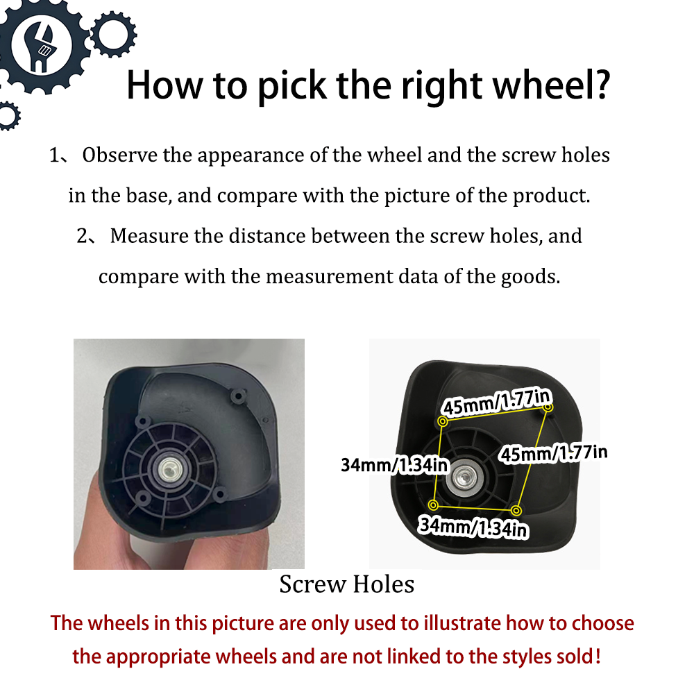 Repuesto para Ruedas Giratoria - Silent Replacement Luggage Wheels reseña y precio