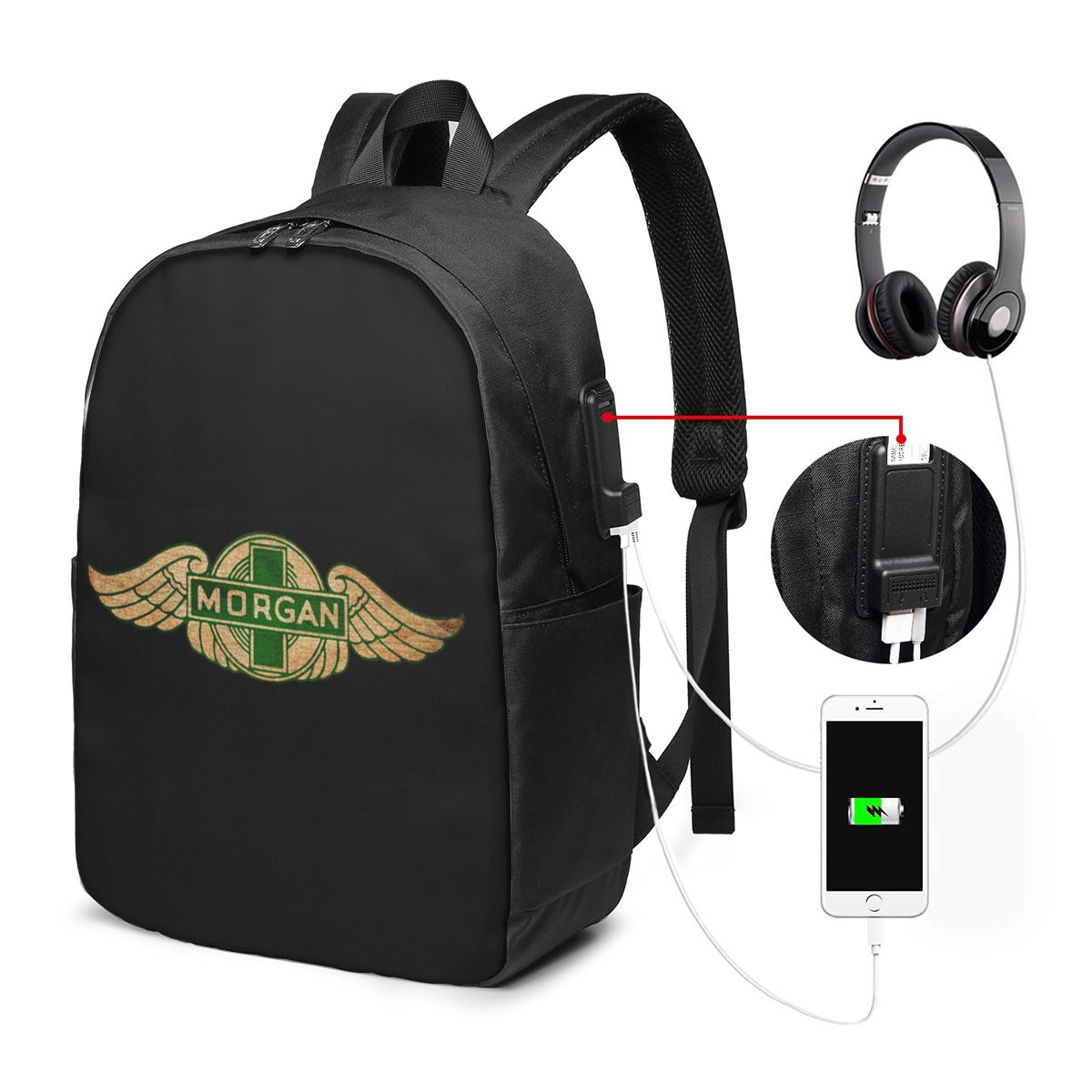Mochila Morgan Motor Car Compa - Travel Bags reseña y precio
