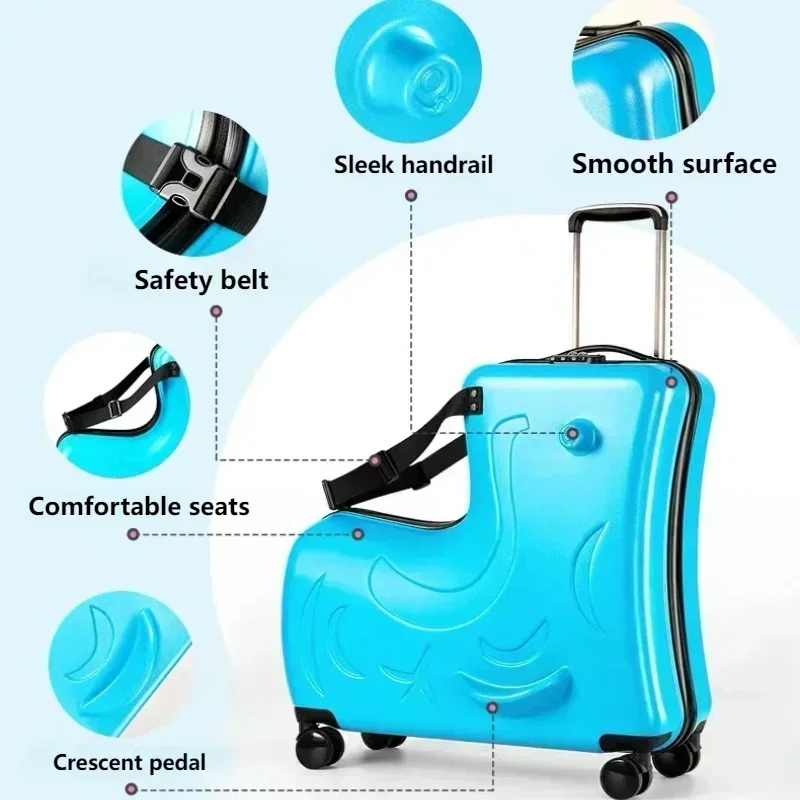 Maleta infantil con ruedas, sc - Kids Ride On Suitcase Scooter reseña y precio