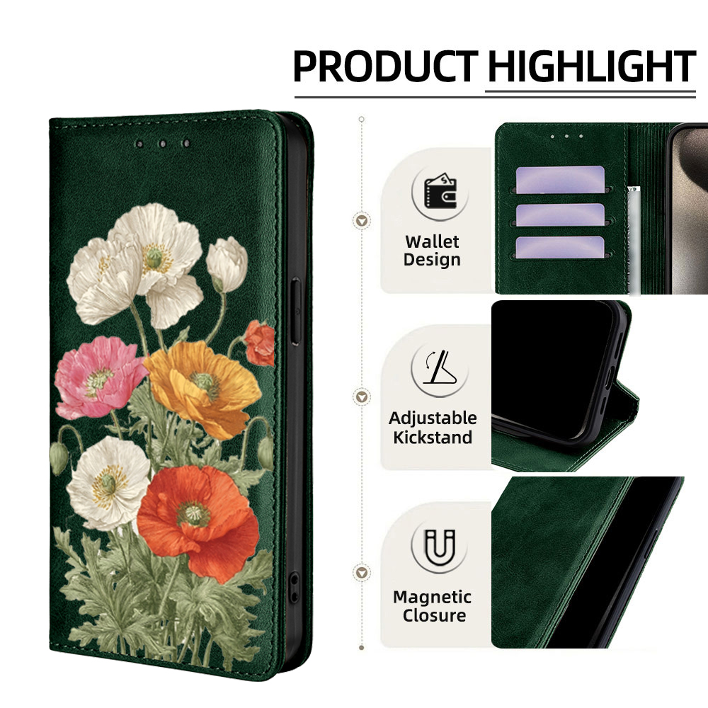 Funda tipo cartera magnética d - Wallets reseña y precio