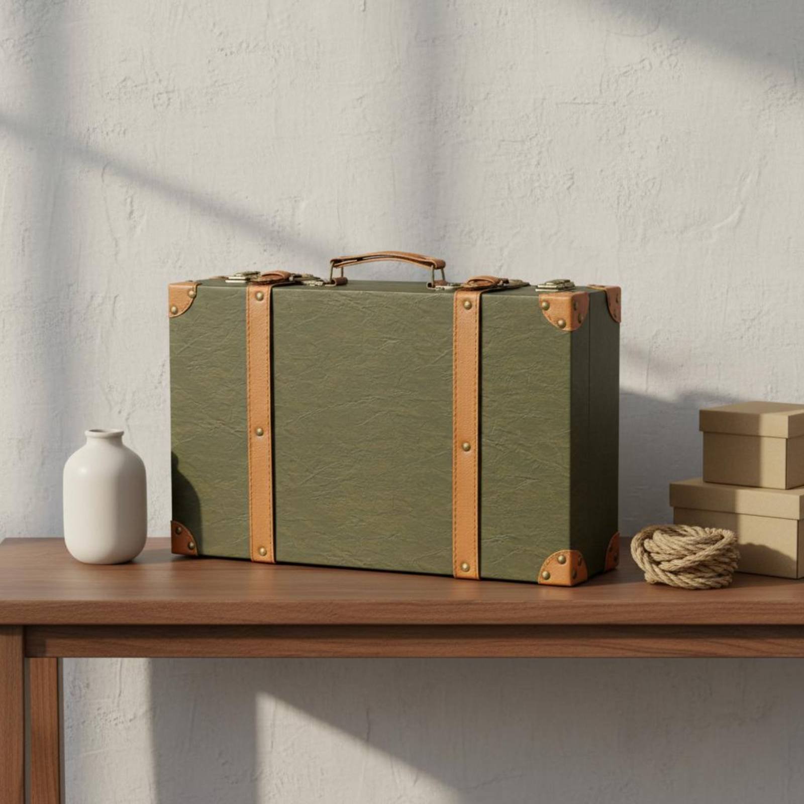 Juego de 3 Maletas Vintage, Ac - Retro Vintage Trunk Suitcase reseña y precio