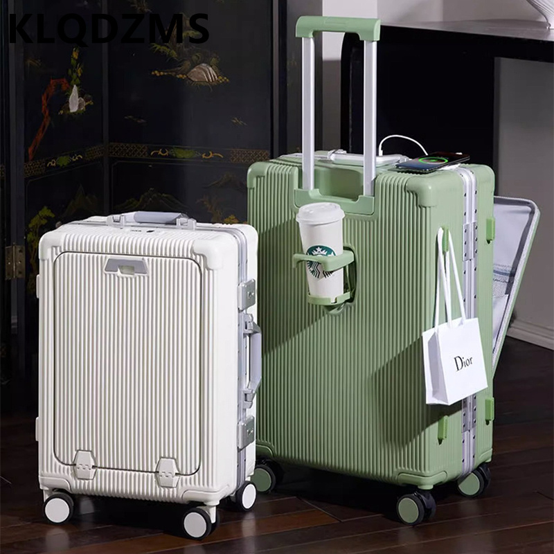 KLQDZMS Maleta de Viaje con Ma - Front Opening Laptop Luggage 24 Inch reseña y precio
