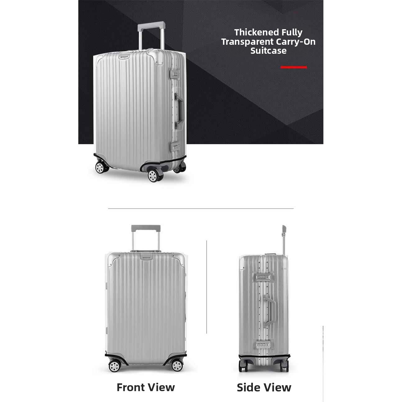 Funda protectora transparente  - Luggage Protective Cover Transparent reseña y precio
