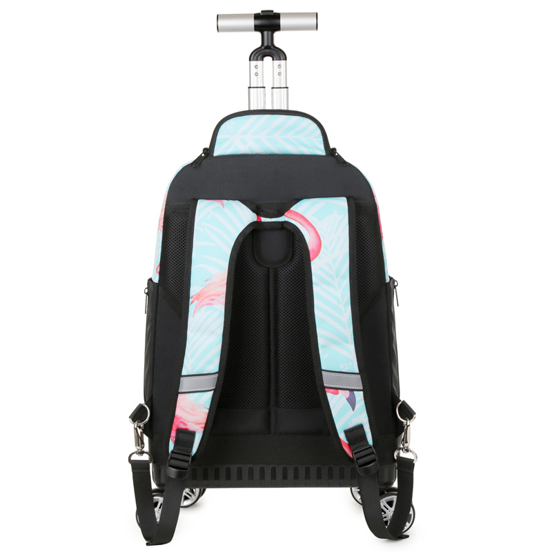 Mochila con ruedas giratorias, - Foldable Rolling Luggage Bag reseña y precio