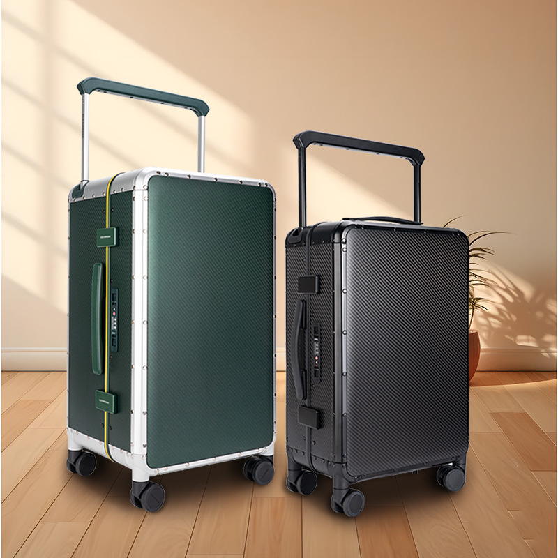 Maleta de viaje de fibra de ca - Spinner Wheel Rolling Suitcase 20 Inch reseña y precio