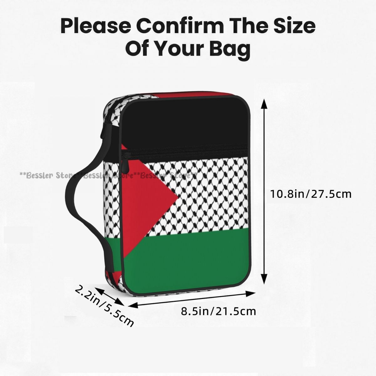 Bolsa para Biblia con Bandera  - Handbags reseña y precio